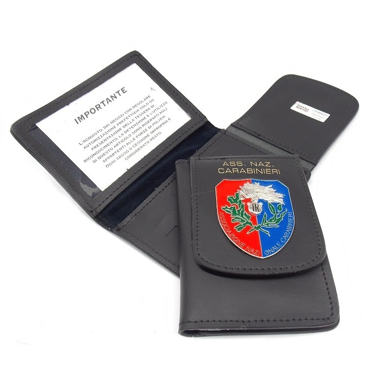 ANC portafoglio con placca fissa associazione nazionale carabinieri -  Associazione Nazionale Carabinieri CC - Divisa Militare