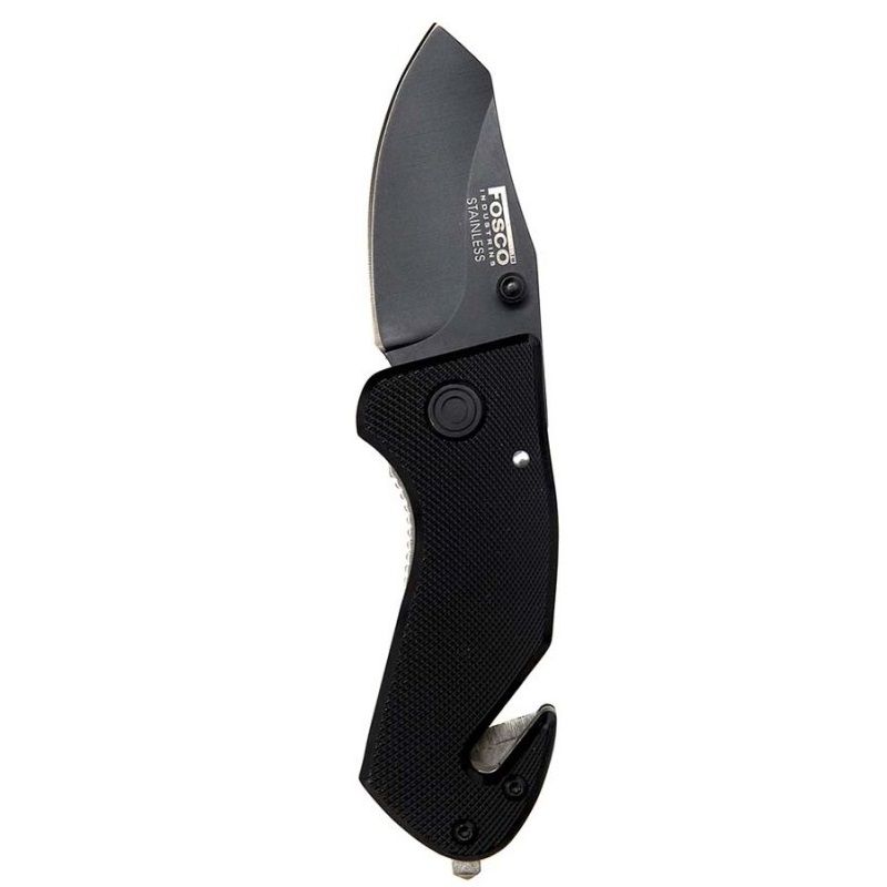 Coltello da soccorso taglia cinture rompi vetro lama corta