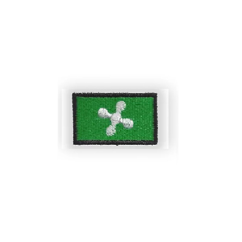 U24 Toppa Termoadesiva Monaco 'Combattere & Siegen' - Dimensioni 9x6 Cm - Ricamo Patch Per Giacca O Zaino