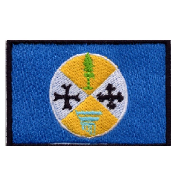 U24 Toppa Stemma Ruhr - 9 X 6 Cm, Termoadesiva E Da Cucire, Alta Brillantezza