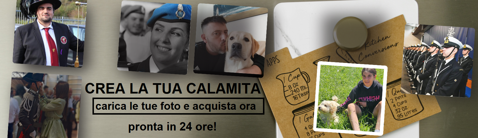 Crea la tua calamita 