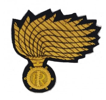 Fiamma ricamata furio ordinanza per berretto brigadiere capo qualifica speciale Carabinieri Divisa Militare