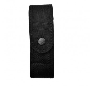 Porta torcia/pila/coltello cm 14 nero Divisa Militare