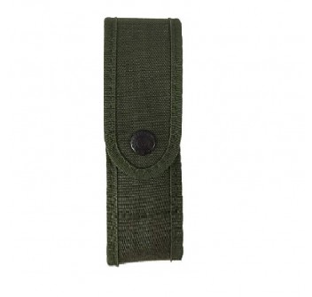 Porta torcia/pila/coltello cm 14 verde Divisa Militare