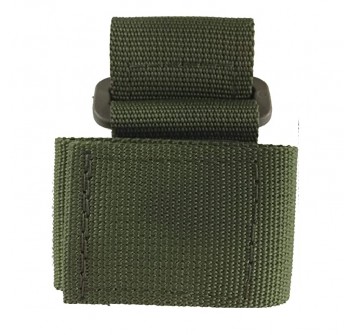 Porta guanti per cinturone chiusura a velcro verde Divisa Militare