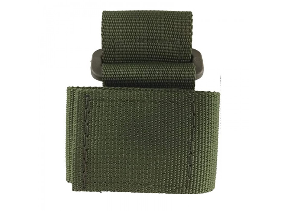 Porta guanti per cinturone chiusura a velcro verde Divisa Militare