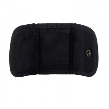 Cordura porta guanti in lattice per cinturone chiusura a velcro nero Divisa Militare