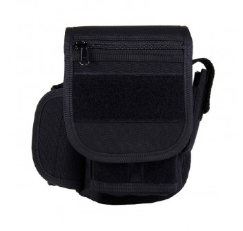 Cordura borsetto multiuso per Cinturone nero tasca univerale porta caricatori Divisa Militare
