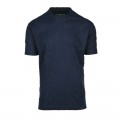 T-shirt tattica con velcro al braccio blu