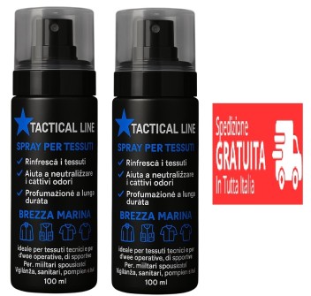 2 Spray tessuti tactical line brezza marina spedizine gratis Divisa Militare