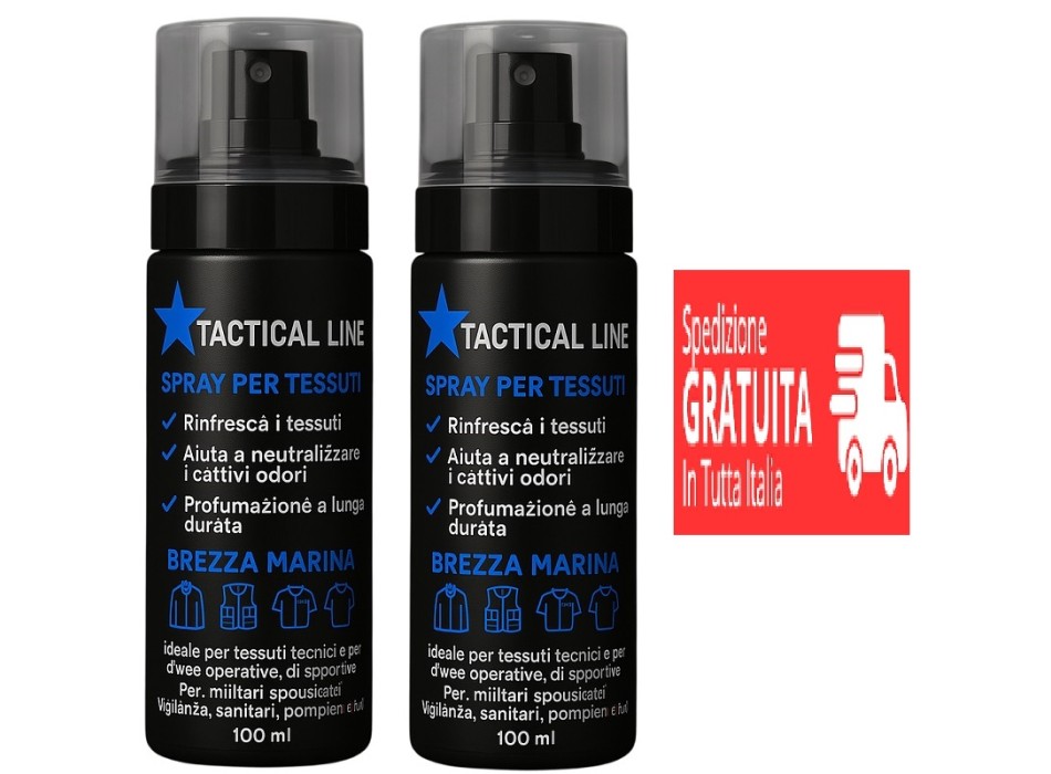 2 Spray tessuti tactical line brezza marina spedizine gratis Divisa Militare