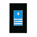 Sovrintendente di polizia locale Emilia Romagna coppia di gradi tubolari camicia/giacca a vento