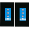 Ispettore superiore responsabile di servizio di polizia locale Emilia Romagna coppia di gradi tubolari camicia/giacca a vento