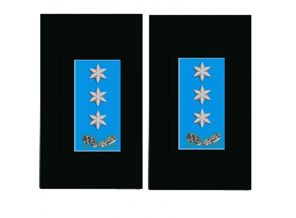 Commissario superiore di polizia locale Emilia Romagna coppia di gradi tubolari camicia/giacca a vento Divisa Militare