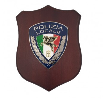 Crest Polizia Locale movimento Pegaso tricolore Divisa Militare