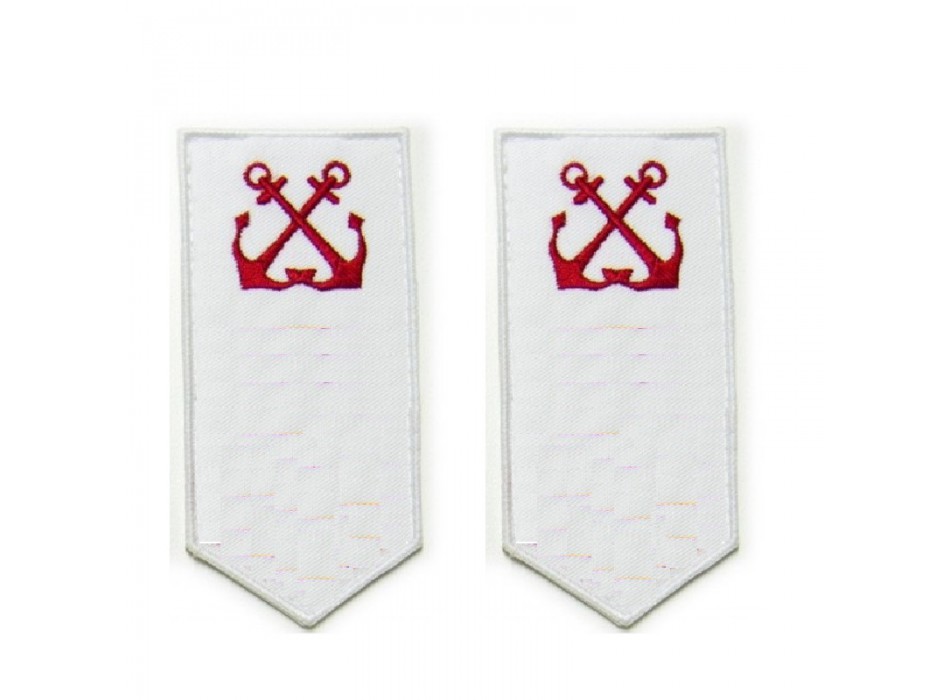 Comune di 2° seconda classe nocchiere di porto gradi per uniforme ordinaria estiva O.E.  Divisa Militare