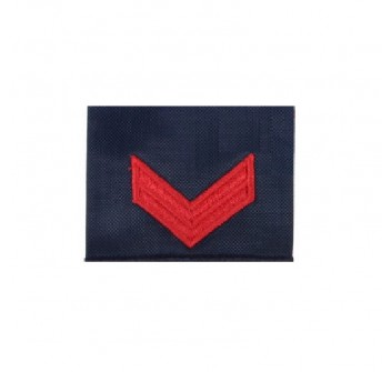 Comune di 1° prima classe nocchiere di porto Capitaneria grado velcro per polo base blu Divisa Militare