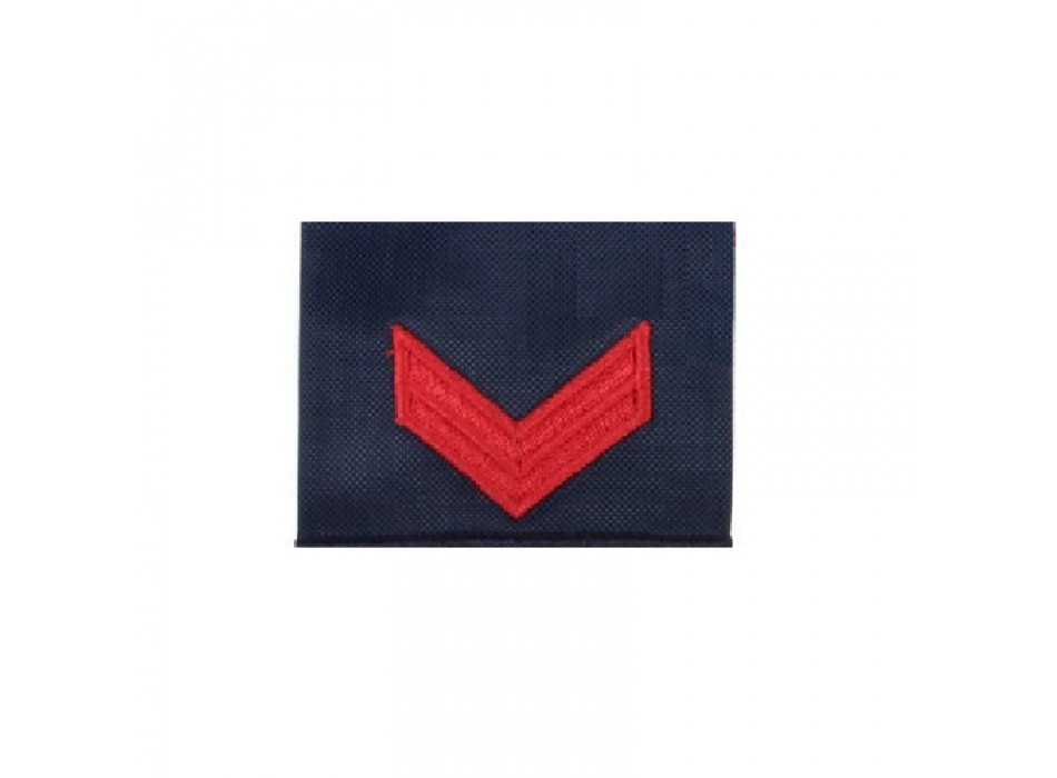 Comune di 1° prima classe nocchiere di porto Capitaneria grado velcro per polo base blu Divisa Militare