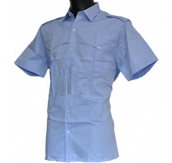 Camicia uomo maniche corte in tessuto oxford per Polizia Locale Divisa Militare