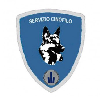 Patch toppa con velcro Polizia Locale Emilia Romagna servizio cinofilo Divisa Militare