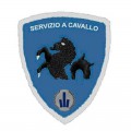 Patch toppa con velcro Polizia Locale Emilia Romagna servizio a cavallo