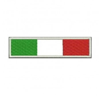Patch con velcro bandiera Italiana tricolore  Divisa Militare