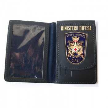 Portafogli in pelle CRI Croce Rossa Corpo Militare Divisa Militare