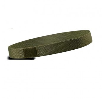 Cintura regolabile a velcro senza fibbia, colore nero Divisa Militare