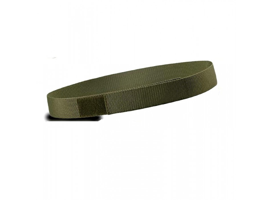 Cintura regolabile a velcro senza fibbia, colore nero Divisa Militare