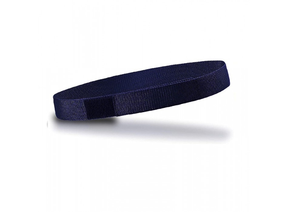 Cintura regolabile a velcro senza fibbia, colore blu Divisa Militare
