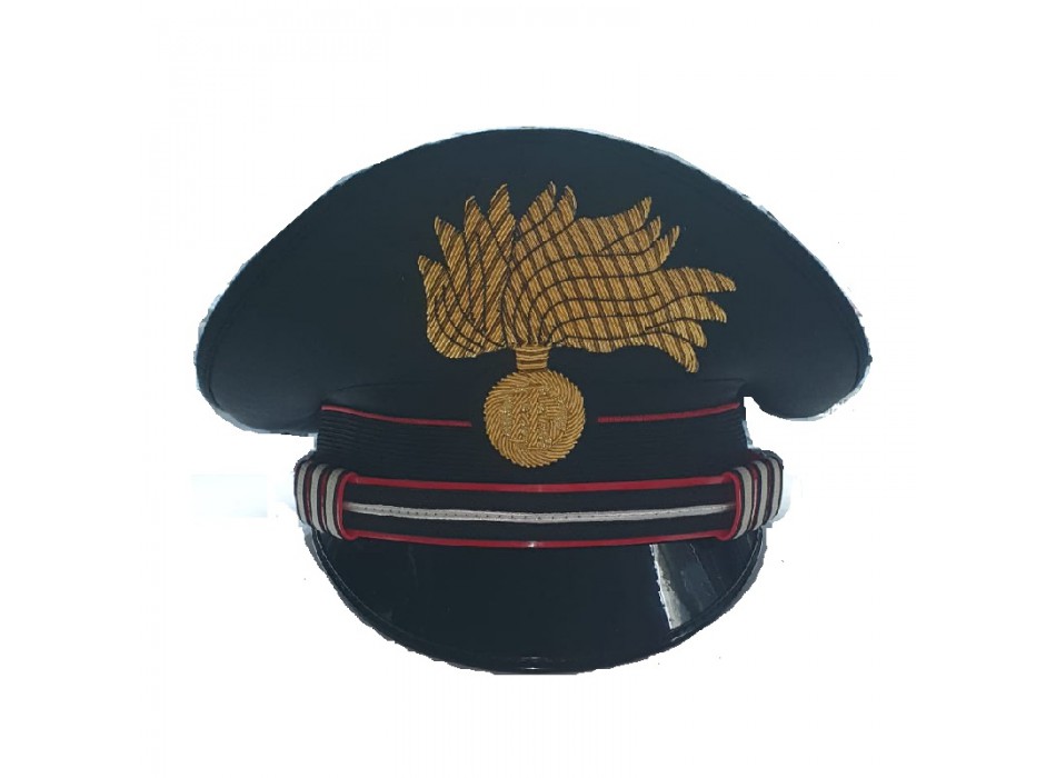 Carabinieri berretto completo di fregio soggolo plastificato e galloni brigadiere capo qualifica speciale Divisa Militare