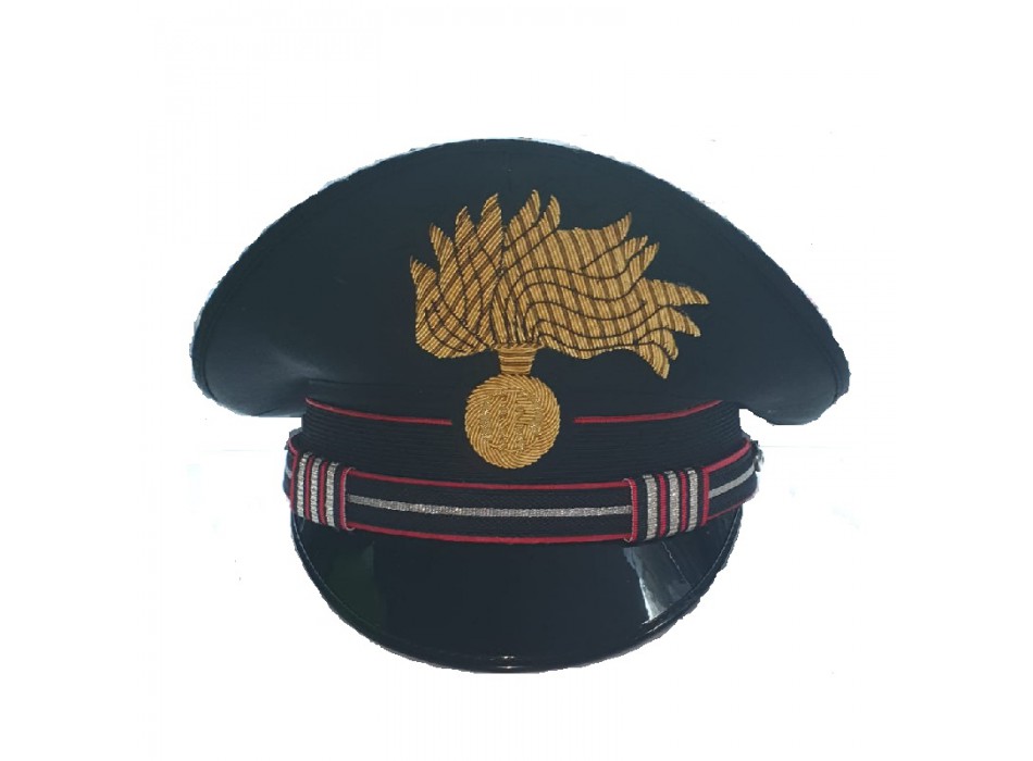Carabinieri berretto completo di fregio, soggolo e galloni brigadiere capo qualifica speciale Divisa Militare