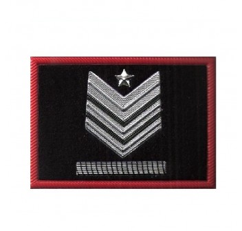 Grado velcro plastificato tuta da op  brigadiere capo qualifica speciale Carabinieri Divisa Militare