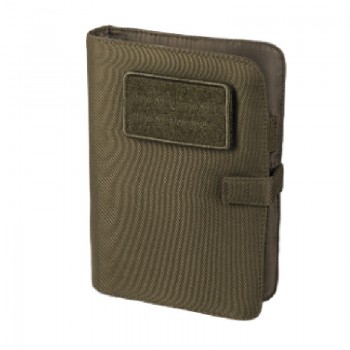 Agenda verde ad anelli con Portablocco + block notes verde Divisa Militare
