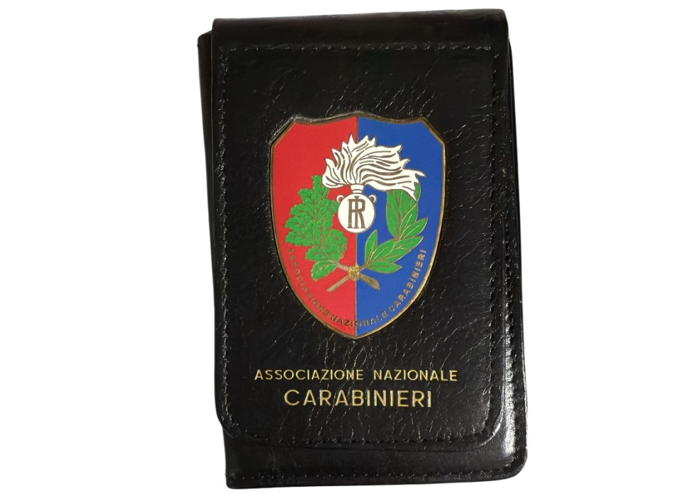 ANC portafoglio con placca fissa associazione nazionale carabinieri Divisa Militare