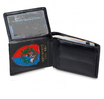 ANC portafoglio con portamonete+blocco RFID placca associazione nazionale carabinieri Divisa Militare