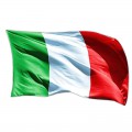 Bandiera Italia tricolore italiano per esterno 150 x 225 cm