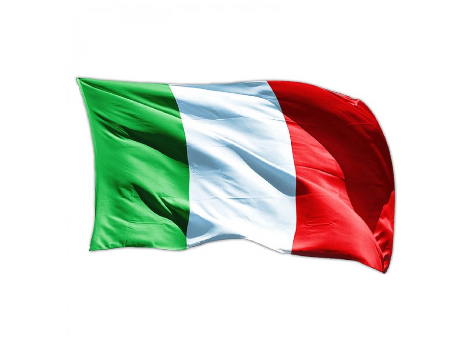 Bandiera Italia tricolore italiano per esterno 100 x 150 cm