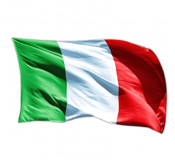 Bandiera Italia tricolore italiano per interno 150 x 225 cm Divisa Militare