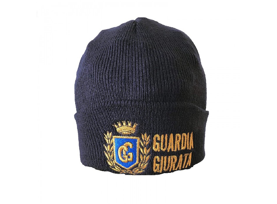 Berretto guardia giurata blu tipo lana Divisa Militare