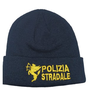 Berretto tipo lana polizia stradale Polizia di Stato  Divisa Militare