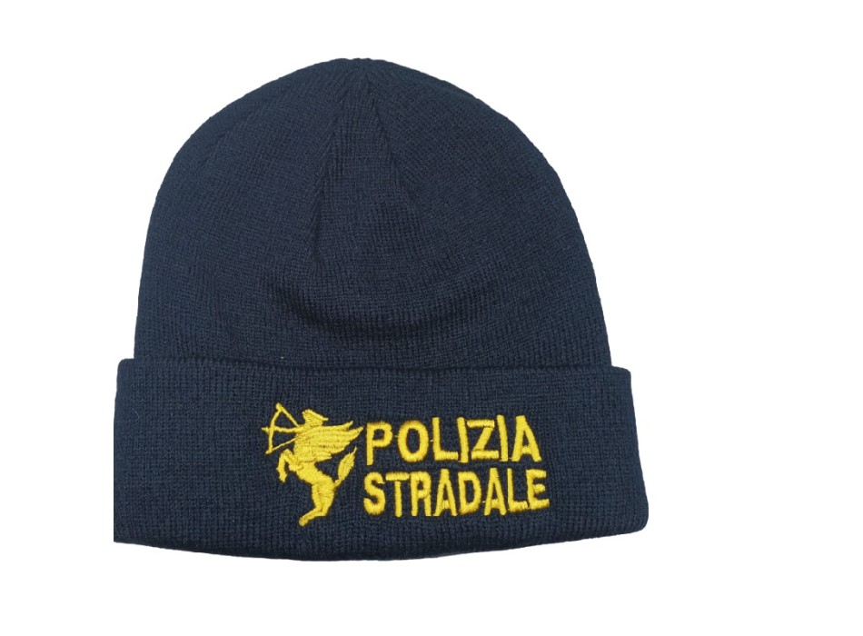Berretto tipo lana polizia stradale Polizia di Stato  Divisa Militare