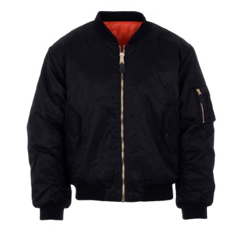 Bomber giacca nero Divisa Militare