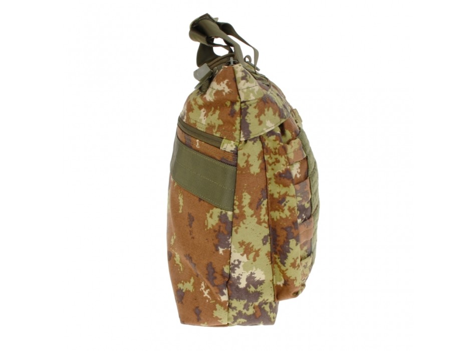 Borsa porta casco vegetata con velcro borsa aviatore porta documenti portacasco Divisa Militare