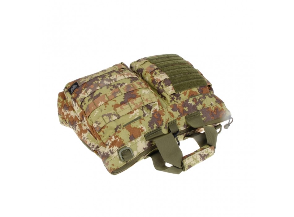 Borsa porta casco vegetata con velcro borsa aviatore porta documenti portacasco Divisa Militare