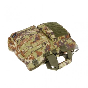 Borsa porta casco vegetata con velcro borsa aviatore porta documenti portacasco Divisa Militare