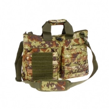 Borsa porta casco vegetata con velcro borsa aviatore porta documenti portacasco Divisa Militare
