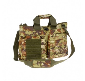 Borsa porta casco vegetata con velcro borsa aviatore porta documenti portacasco Divisa Militare