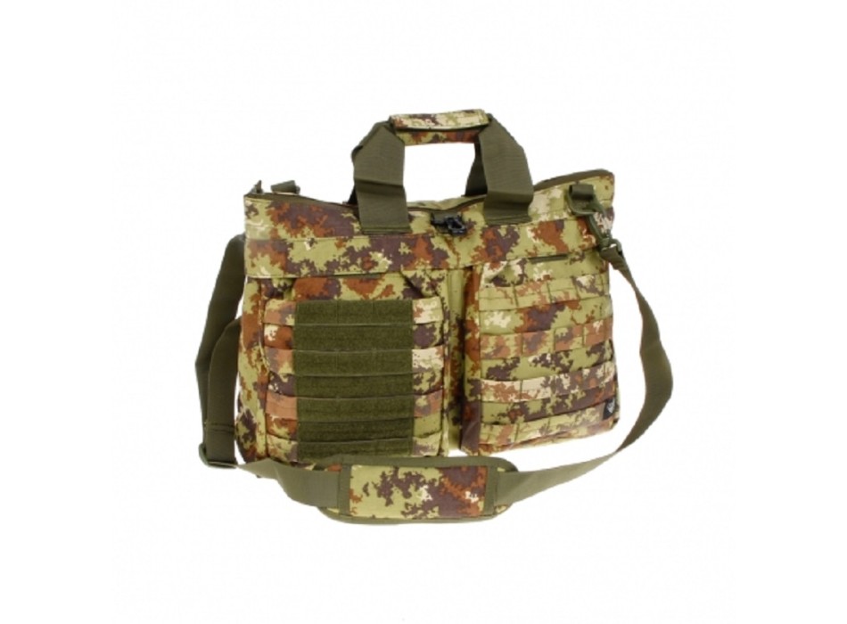 Borsa porta casco vegetata con velcro borsa aviatore porta documenti portacasco Divisa Militare