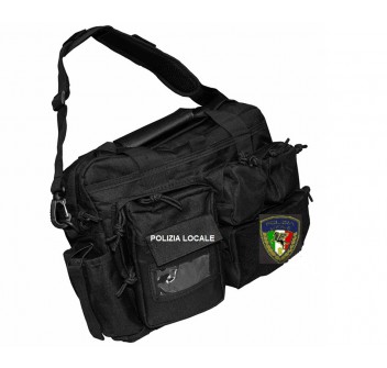 Borsa tattica di polizia Locale con pegaso cm 40 Divisa Militare